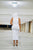 Kauna Hooded White Bodycon Dress