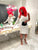 Kamala All White Satin and Mesh Dress