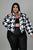Hounds Tooth Bomber Jacket
